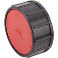 Kipp Cap D1=M60X2 Thermoplastic, Black, For Filler Necks, Comp:Red, D=67, 5 K0456.676020